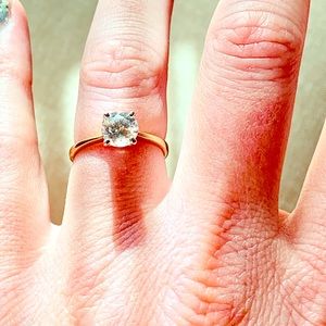 Cubic Zirconia/Faux Diamond Ring